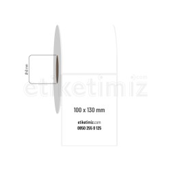 100x130 mm PP Opak Etiket