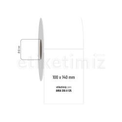 100x140 mm PP Opak Etiket