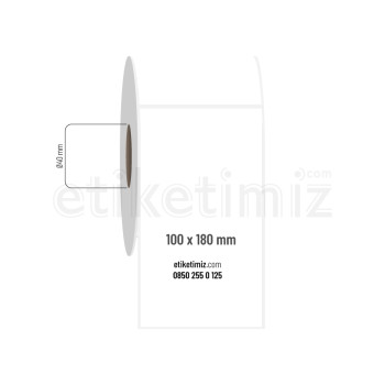 100x180 mm PP Opak Etiket 100x180 mm PP Opak Etiket