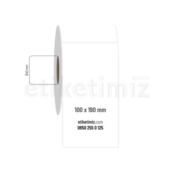 100x190 mm PP Opak Etiket 100x190 mm PP Opak Etiket