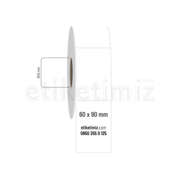 60x90 mm PP Opak Etiket 60x90 mm PP Opak Etiket