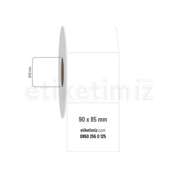 90x85 mm PP Opak Etiket 90x85 mm PP Opak Etiket