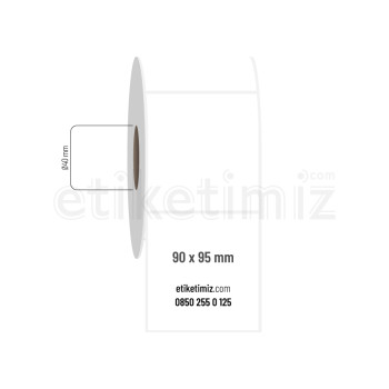90x95 mm PP Opak Etiket 90x95 mm PP Opak Etiket