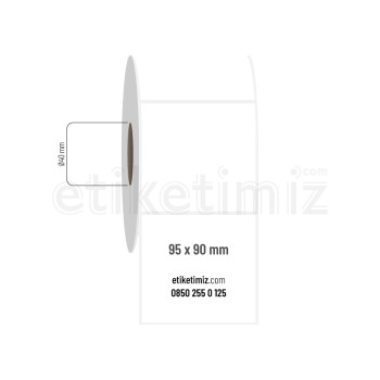95x90 mm PP Opak Etiket 95x90 mm PP Opak Etiket