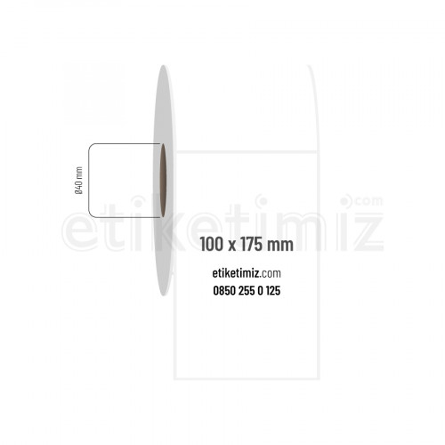 100x175 mm Fasson Fastyre Etiket