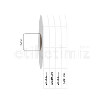 15x60 mm 4'lü Aralıklı Fastyre Etiket 15x60 mm 4'lü Aralıklı Fastyre Etiket