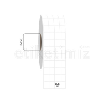 20x15 mm 4'lü Aralıklı Fastyre Etiket 20x15 mm 4'lü Aralıklı Fastyre Etiket