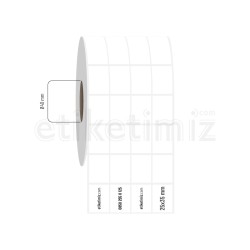25x35 mm 4'lü Aralıklı Fastyre Etiket
