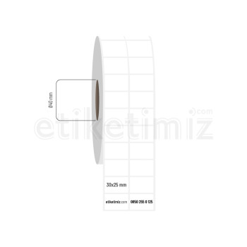 30x25 mm 2'li Aralıklı Fastyre Etiket 30x25 mm 2'li Aralıklı Fastyre Etiket