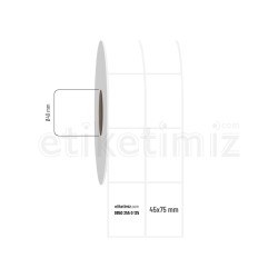 45x75 mm 2'li Aralıklı Fastyre Etiket