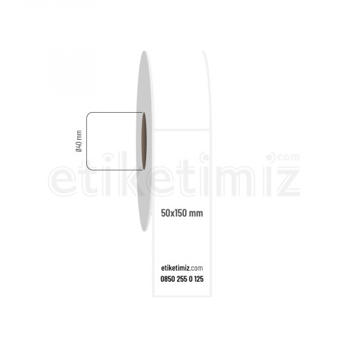 50x150 mm Fasson Fastyre Etiket