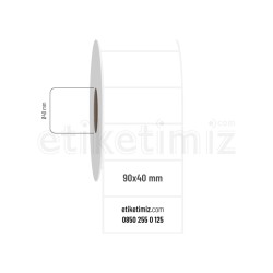 90x40 mm Fastyre Etiket