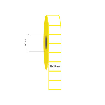 35x25 mm Termal Etiket 35x25 mm Termal Etiket