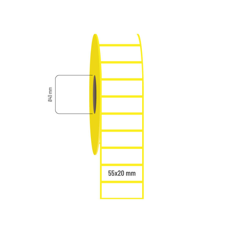 55x20 mm Termal Etiket
