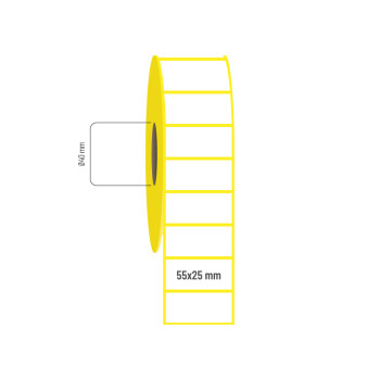 55x25 mm Termal Etiket 55x25 mm Termal Etiket