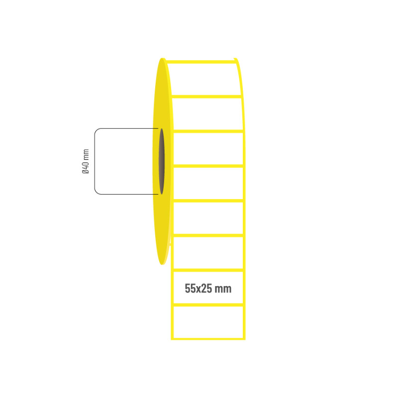 55x25 mm Termal Etiket
