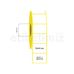 58x40 mm Termal Etiket