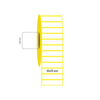 65x15 mm Termal Etiket 65x15 mm Termal Etiket