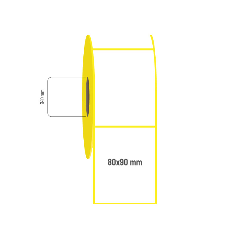 80x90 mm Vellum Etiket 80x90 mm Vellum Etiket