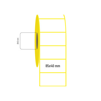 85x40 mm Vellum Etiket