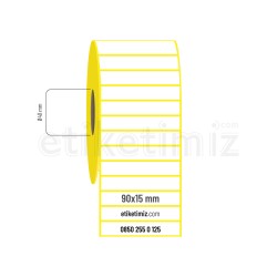 90x15 mm Termal Etiket