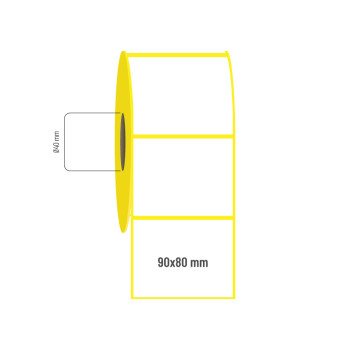 90x80 mm Vellum Etiket
