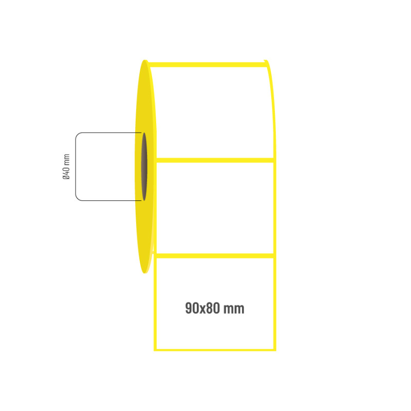 90x80 mm Vellum Etiket 90x80 mm Vellum Etiket