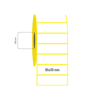 95x30 mm Kuşe Etiket 95x30 mm Kuşe Etiket