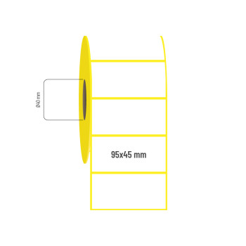 95x45 mm Kuşe Etiket 95x45 mm Kuşe Etiket