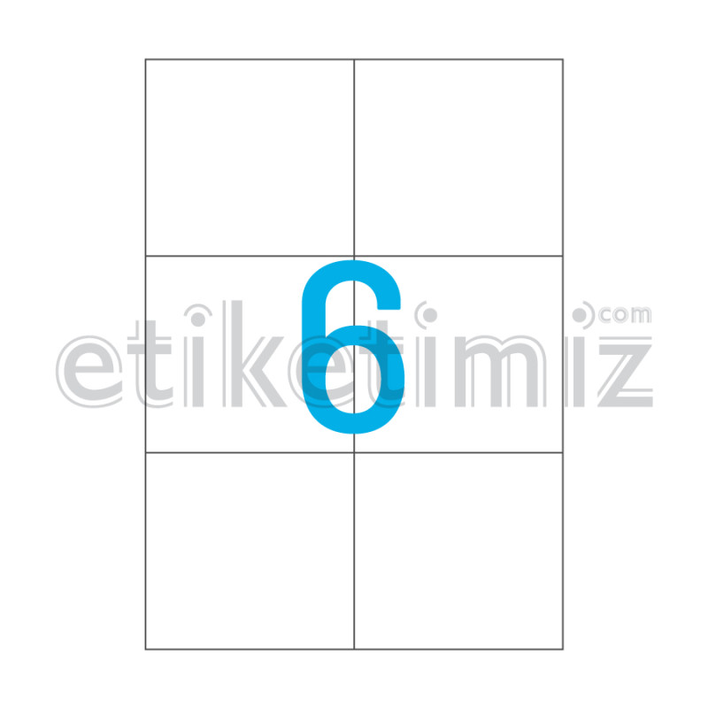 105x99 mm Düz Kenar Lazer Etiket 105x99 mm Düz Kenar Lazer Etiket