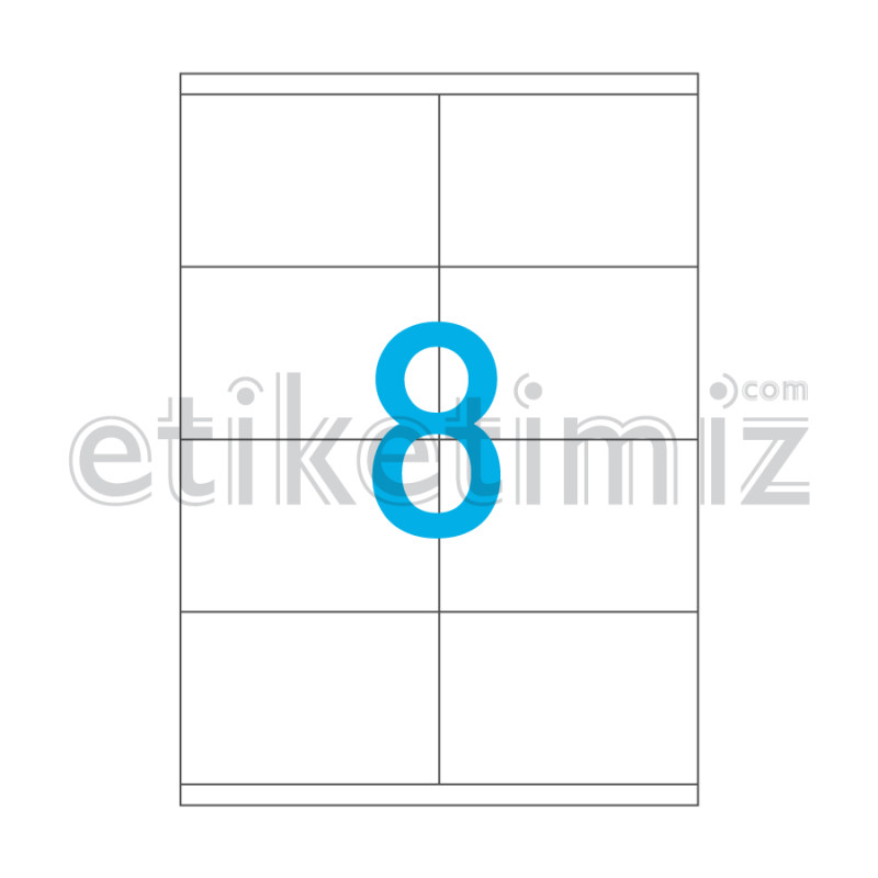 105x70 mm Düz Kenar Lazer Etiket 105x70 mm Düz Kenar Lazer Etiket