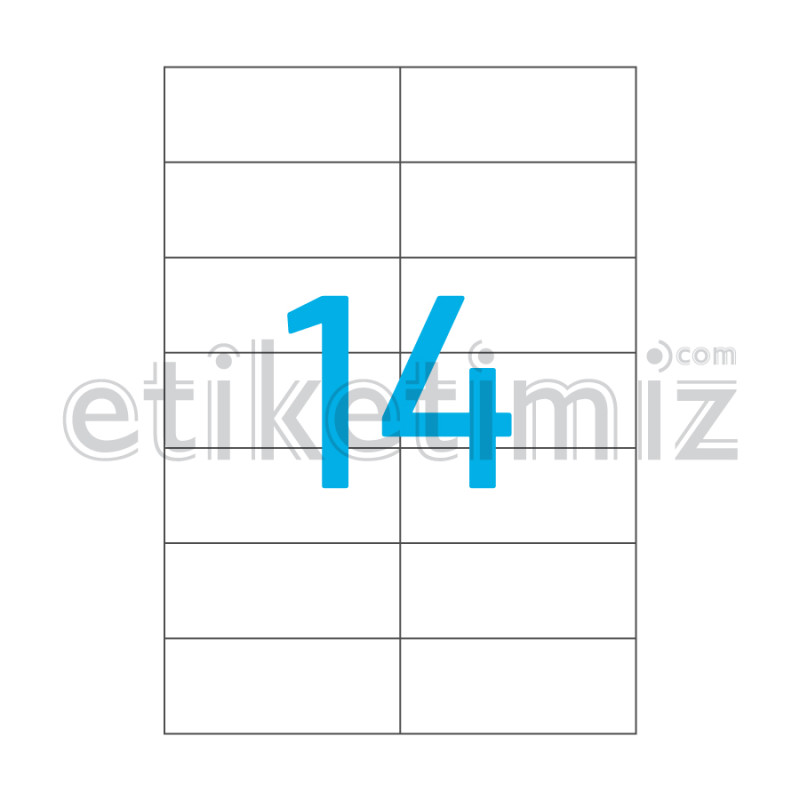 105x42.12 mm Düz Kenar Lazer Etiket 105x42.12 mm Düz Kenar Lazer Etiket