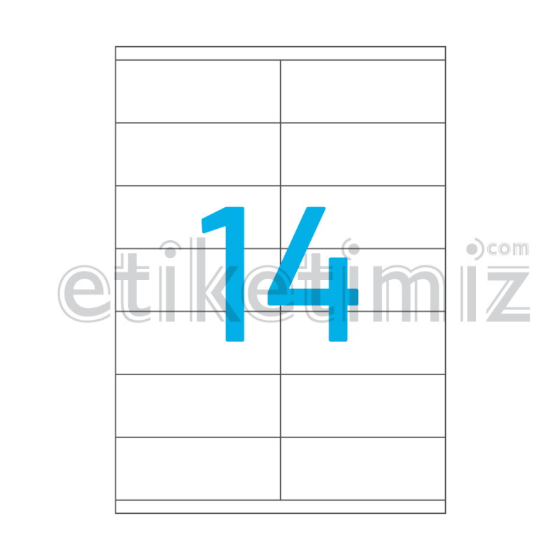105x38 mm Düz Kenar Lazer Etiket 105x38 mm Düz Kenar Lazer Etiket
