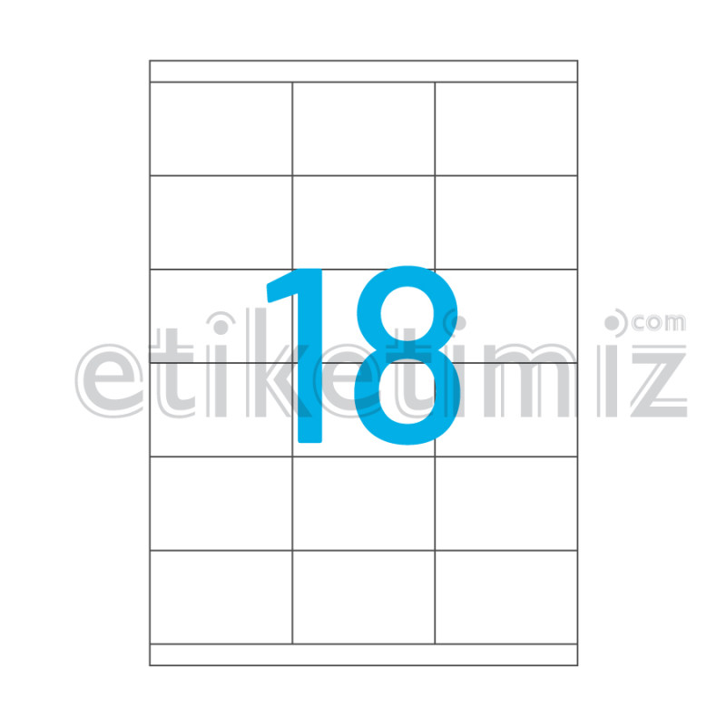 70x46 mm Düz Kenar Lazer Etiket 70x46 mm Düz Kenar Lazer Etiket