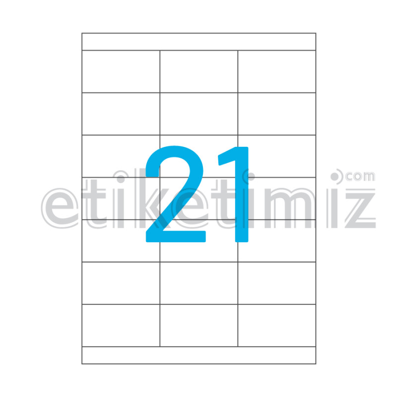 70x38 mm Düz Kenar Lazer Etiket 70x38 mm Düz Kenar Lazer Etiket