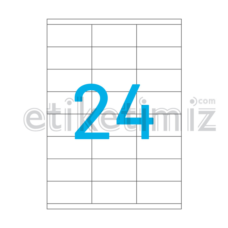 70x35 mm Düz Kenar Lazer Etiket 70x35 mm Düz Kenar Lazer Etiket