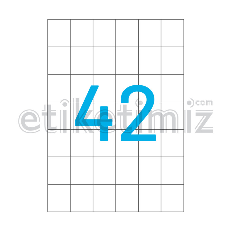 35x42.12 mm Düz Kenar Lazer Etiket 35x42.12 mm Düz Kenar Lazer Etiket