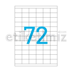 35x23 mm Düz Kenar Lazer Etiket