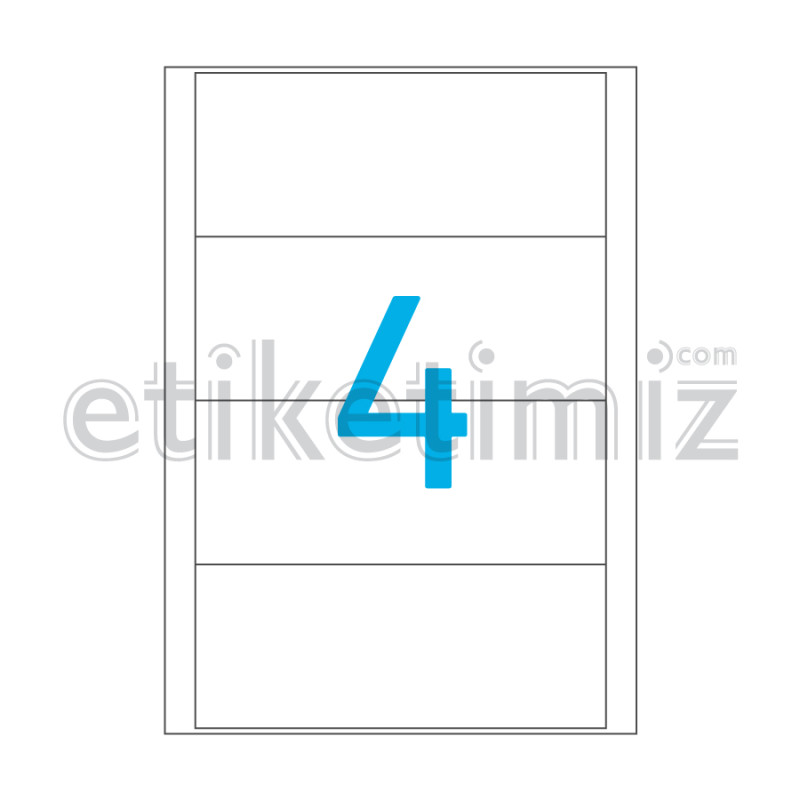 183x73 mm Düz Kenar Lazer Etiket 183x73 mm Düz Kenar Lazer Etiket