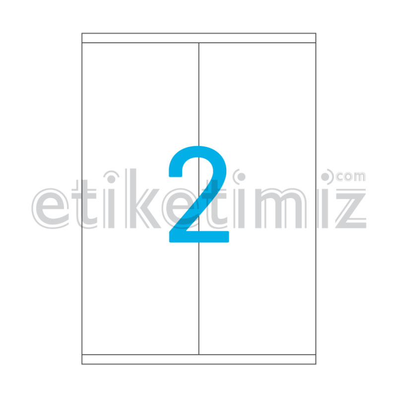 105x280 mm Düz Kenar Lazer Etiket 105x280 mm Düz Kenar Lazer Etiket
