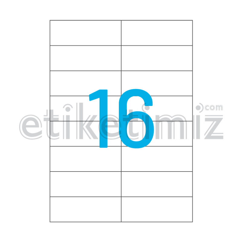 105x37.11 mm Düz Kenar Lazer Etiket 105x37.11 mm Düz Kenar Lazer Etiket