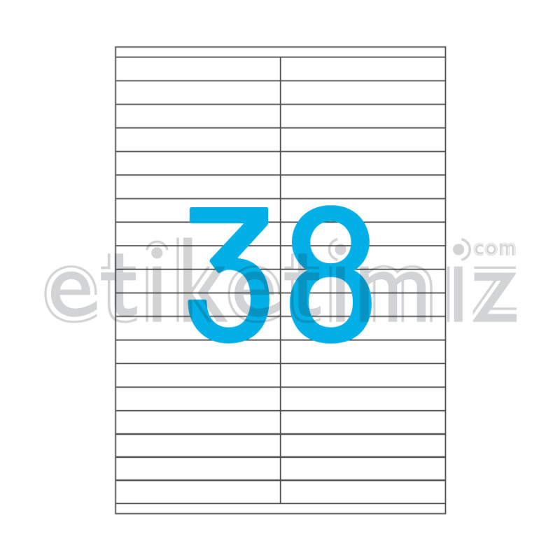 105x15 mm Düz Kenar Lazer Etiket 105x15 mm Düz Kenar Lazer Etiket