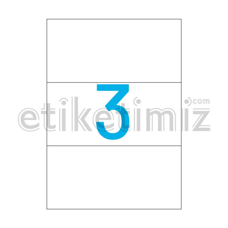 210x99 mm Düz Kenar Lazer Etiket 210x99 mm Düz Kenar Lazer Etiket
