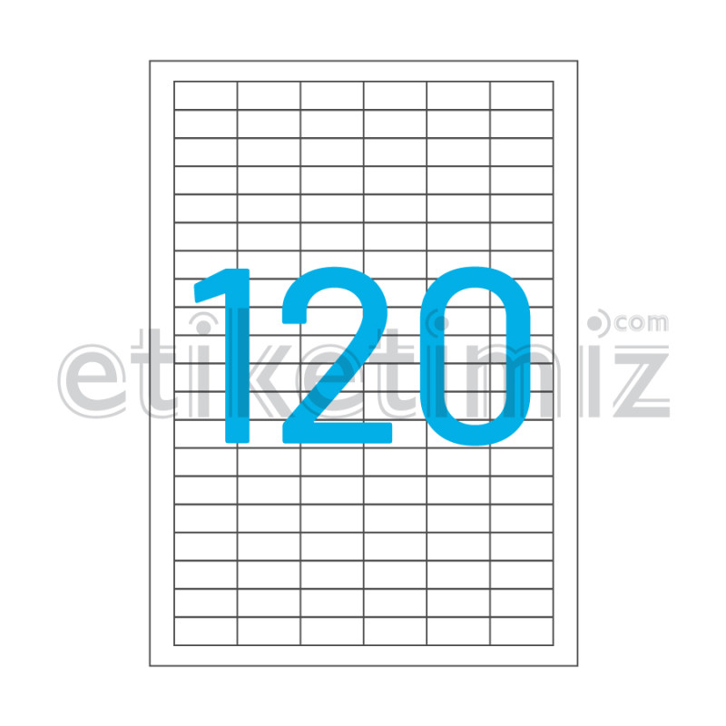 31x14 mm Düz Kenar Lazer Etiket 31x14 mm Düz Kenar Lazer Etiket
