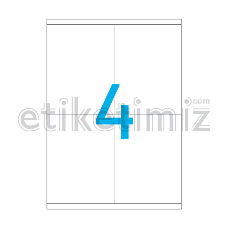 105x140 mm Düz Kenar Lazer Etiket 105x140 mm Düz Kenar Lazer Etiket