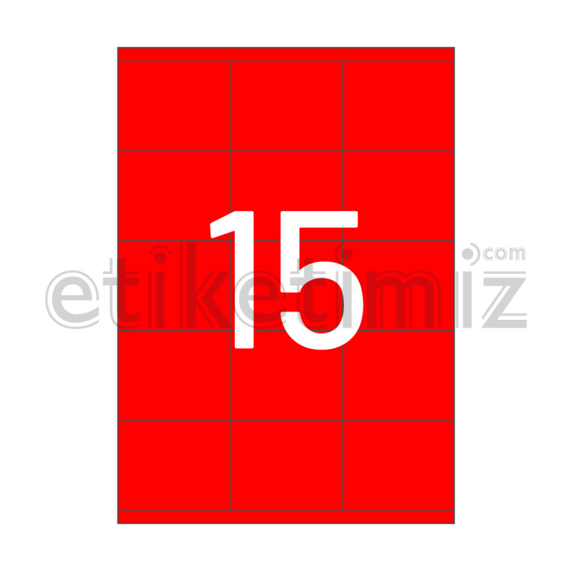 70x56 mm Düz Kenar Lazer Etiket Kırmızı 70x56 mm Düz Kenar Lazer Etiket Kırmızı
