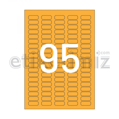 30x12 mm Yuvarlak Kenar Lazer Etiket Turuncu 30x12 mm Yuvarlak Kenar Lazer Etiket Turuncu