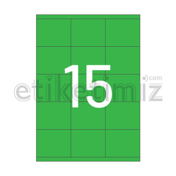 70x56 mm Düz Kenar Lazer Etiket Yeşil 70x56 mm Düz Kenar Lazer Etiket Yeşil