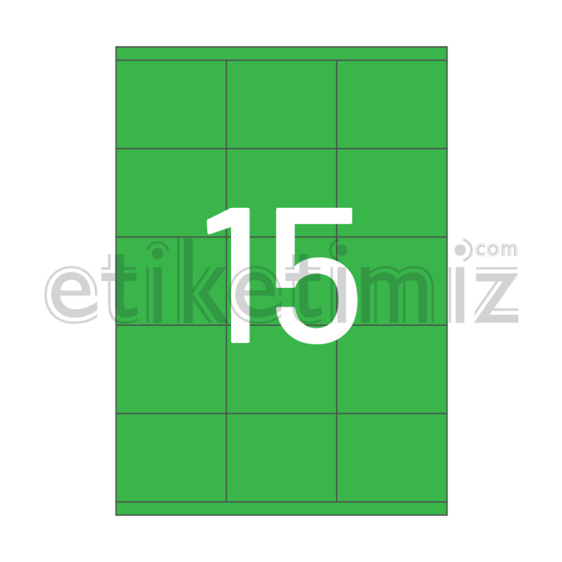 70x56 mm Düz Kenar Lazer Etiket Yeşil 70x56 mm Düz Kenar Lazer Etiket Yeşil