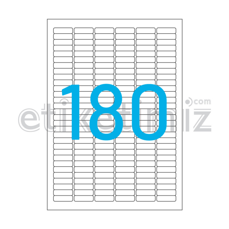 30x9 mm Yuvarlak Kenar Lazer Etiket 30x9 mm Yuvarlak Kenar Lazer Etiket